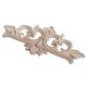 1Pc Vintage Floral Wood Carved Corner Frame for Furniture & Decor