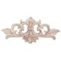 1Pc Vintage Floral Wood Carved Corner Frame for Furniture & Decor