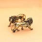 Mini Lion Retro Metal Figurine - Desktop Decoration & Collectible Gift
