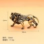 Mini Lion Retro Metal Figurine - Desktop Decoration & Collectible Gift