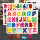 Children's Alphabet Puzzle Montessori Wooden for Toys 3D Educational Kids Toys