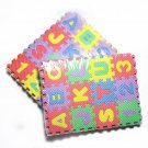 36 pcs Children mini EVA Foam Alphabet Letters Numbers Floor Soft Baby Mat 3D pu