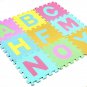 36 pcs Children mini EVA Foam Alphabet Letters Numbers Floor Soft Baby Mat 3D pu