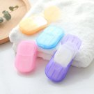 5 box, 100 pieces, Portable Soap Paper Disposable Soap Paper Flakes Washing Cleaning Hand