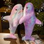 New Shark Plush Toy Stuffed Animal Shark Purple Soft Sleep Kids Gift