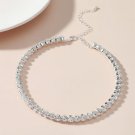 Sparkling Large Rhinestone Necklace Chain for Bridal Wedding Bridesmaid Jewelry for Women