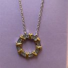 925 sterling silver Necklace Jewelry Princess Cut 3.2 CT % White Moissanite Zircon Gold Silver