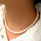 Classic Elegant White Pearl Chokers Necklace For Women Men Wedding Banquet Necklaces