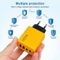 120W Fast Charging 4 Ports Mobile Phone Charger QC3.0 USB Type C Chargers Dual PD Wall Adapter