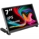 7 Inch Portable Display IPS LCD Capacitive Touch Screen 1024x600 Monitor