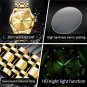 OLEVS Classic Men Watches with Date,Stainless Steel Man Watch with Date,