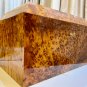 Big jewellery burl thuya Box lockable wooden burl Box organizer with key storage