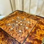 Moroccan jewellery Box large lockable thuya wooden burl With Key