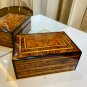 Wooden box jewellery Box holder with key wedding gift idea keepsake box