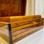 Wooden box jewellery Box holder with key wedding gift idea keepsake box
