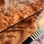 Wooden box organizer with key keepsake box thuya wood handmade box with lock