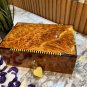 Luxury large wooden jewelry Box organizer with key gitft box wedding memory