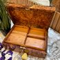 Luxury large wooden jewelry Box organizer with key gitft box wedding memory