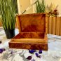 wooden burl Jewelry Box organizer Wedding gift idea decorative box