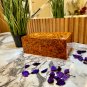 Gift Wooden Box Lockable Luxury thuya burl wooden jewellery Box holder with key