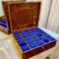Luxury Watch Box 60 watch cushions lockable Thuya wood Box organizer With Key