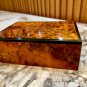 Small Burl wooden box Organizer Keepsake Storage Box gift box