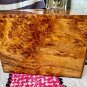 Large Jewellery burl thuya Box lockable wooden Jewelry Box organizer with lock