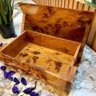 Burl jewelry Box Thuya wooden jewelry box organizer keepsake