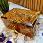 Lockable Jewelry wooden box with key storage box keepsake box wedding gift
