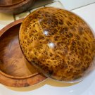 jewelry round Box Gift idea Craft work Thuya tree Jewelry Box Round Box organize