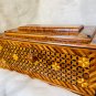 jewellery burl wooden box Organizer Keepsake Storage Box keepsake decorative