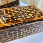 Wooden box organizer with key