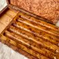 Decorative wooden pen box Pencil wooden case Thuya wood pencil Box