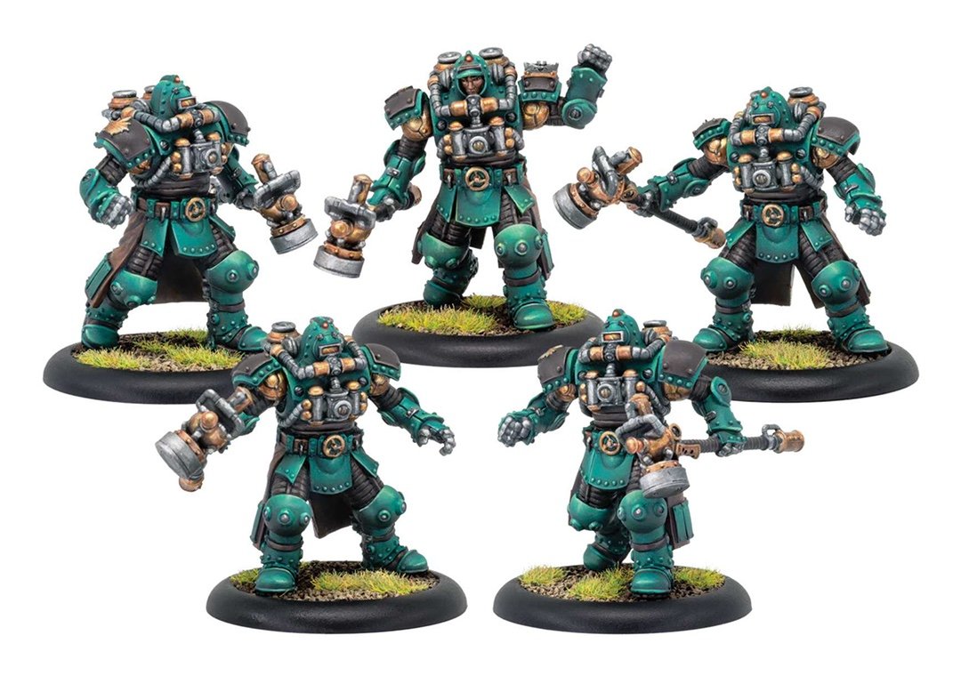 Crucible Guard Assault Troopers warmachine YY-Wa920