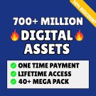 700GB+ Million Digital Assets Bundle (Business Mega Pack) Life Time Access