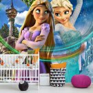 Photo Wallpaper Disney Frozen Elsa Tangled Rapunzel Wall Mural Kids Room Decor w114" x h79"