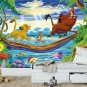 Photo Wallpaper Lion King, Characters Cartoon, Wall Mural Kids Bedroom w114" x h87"