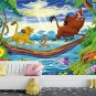 Photo Wallpaper Lion King, Characters Cartoon, Wall Mural Kids Bedroom w114" x h87"
