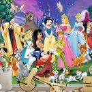 Wall Mural Disney Characters, Princesses, Photo Wallpaper Kids Room w118" x 94"