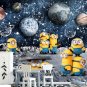 Photo Wallpaper Adventures Minions in Space, Wall Mural Kids Bedroom Home Decor