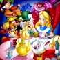 Wall Mural Alice in Wonderland, Tea Party, Photo Wallpaper Kids Room w114" x h94"
