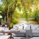 Wall Mural Autumn Landscape on the River Photo Wallpaper Wall Home Decor