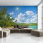 Wall Mural Tropical, Coast, Beach, Island, Palms, Sea, Photo Wallpaper
