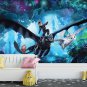Wall Mural Movie, Train Your Dragon, Photo Wallpaper Children's, Kids Bedroom Decor