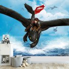 Wall Mural How To Train Your Dragon, Photo Wallpaper Kids Nursery Bedroom Decor