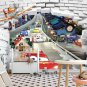 Wall Mural Cartoon, Cars, Lightning McQueen, Photo Wallpaper Kids Room Wall Decor