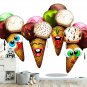 Photo Wallpaper Jolly Ice Cream, Wall Mural Kids, Nursery Room Home Decor