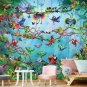 Wall Mural Birds of the Jungle, Jungle, Birds, Parrot, Animal, Photo Wallpaper Kids, Children's Room