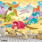 Photo Wallpaper Dinosaur Illustration, Dinosaur, Prehistoric, Cartoon, Wall Mural Kids Room