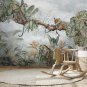 Photo Wallpaper Jungle, Leopards, Animals, Monstera Leaves, Leopard, Wall Mural Room Home Decor